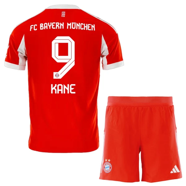 FC Bayern München Harry Kane 9 Hjemmedrakt Barn 2025-26 - med Bukse FC Bayern München Harry Kane 9 Hjemmedrakt Barn 2025-26 - med Bukse