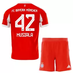 FC Bayern München Jamal Musiala 42 Hjemmedrakt Barn 2025-26 - med Bukse FC Bayern München Jamal Musiala 42 Hjemmedrakt Barn 2025-26 - med Bukse