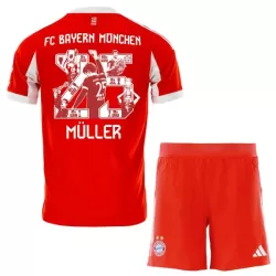 FC Bayern München Thomas Müller 25 Hjemmedrakt Barn 2025-26 Spesiell - med Bukse FC Bayern München Thomas Müller 25 Hjemmedrakt Barn 2025-26 Spesiell - med Bukse