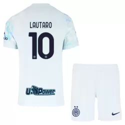 Inter Milan Lautaro Martinez 10 Bortedrakt Barn 2025-26 - med Bukse Inter Milan Lautaro Martinez 10 Bortedrakt Barn 2025-26 - med Bukse