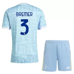 Juventus Bremer 3 Bortedrakt Barn 2025-26 - med Bukse Juventus Bremer 3 Bortedrakt Barn 2025-26 - med Bukse