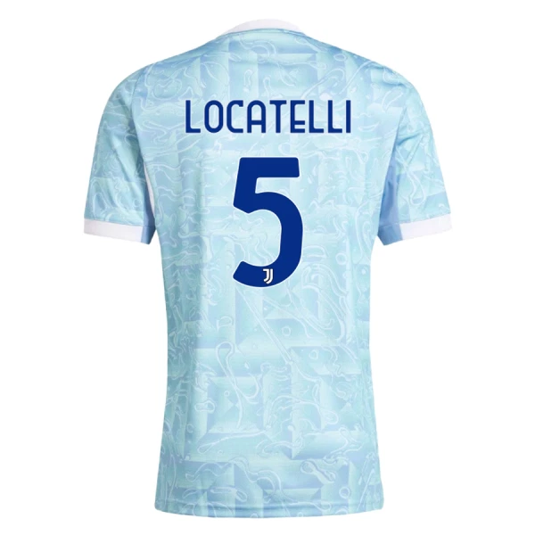 Juventus Locatelli 5 Bortedrakt Barn 2025-26 - med Bukse