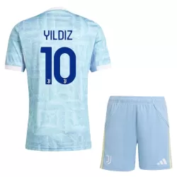 Juventus Yildiz 10 Bortedrakt Barn 2025-26 - med Bukse Juventus Yildiz 10 Bortedrakt Barn 2025-26 - med Bukse
