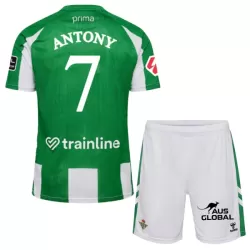 Real Betis Antony 7 Hjemmedrakt Barn 2025-26 - med Bukse Real Betis Antony 7 Hjemmedrakt Barn 2025-26 - med Bukse