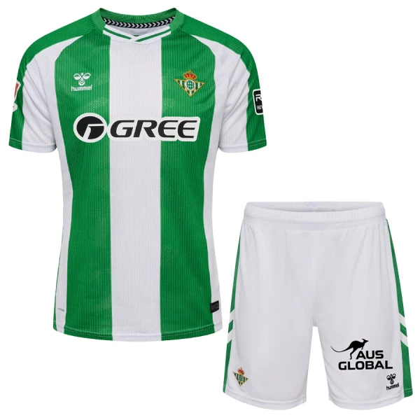 Real Betis Hjemmedrakt Barn 2025-26 - med Bukse Real Betis Hjemmedrakt Barn 2025-26 - med Bukse