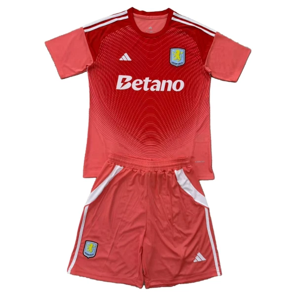Aston Villa Keeper Drakt Barn 2025-26 Rød