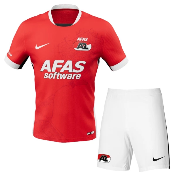 AZ Alkmaar Hjemmedrakt Barn 2025-26 - med Bukse