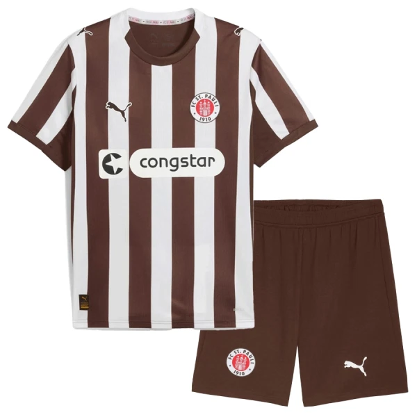 St Pauli Hjemmedrakt Barn 2025-26 - med Bukse