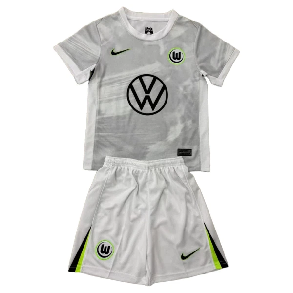 VfL Wolfsburg Bortedrakt Barn 2025-26 - med Bukse