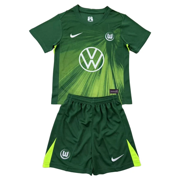 VfL Wolfsburg Hjemmedrakt Barn 2025-26 - med Bukse