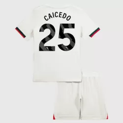 Chelsea Caicedo 25 Bortedrakt Barn 2025-26 - med Bukse Chelsea Caicedo 25 Bortedrakt Barn 2025-26 - med Bukse