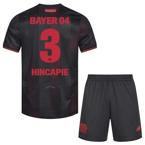 Bayer Leverkusen Piero Hincapie 3 Hjemmedrakt Barn 2025-26 - med Bukse