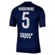 Paris Saint-Germain Marquinhos 5 Hjemmedrakt Herre 2025-26