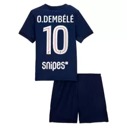 Paris Saint-Germain O. Dembele 10 Hjemmedrakt Barn 2025-26 - med Bukse Paris Saint-Germain O. Dembele 10 Hjemmedrakt Barn 2025-26 - med Bukse