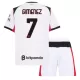 AC Milan Gimenez 7 Bortedrakt Barn 2025-26 - med Bukse AC Milan Gimenez 7 Bortedrakt Barn 2025-26 - med Bukse