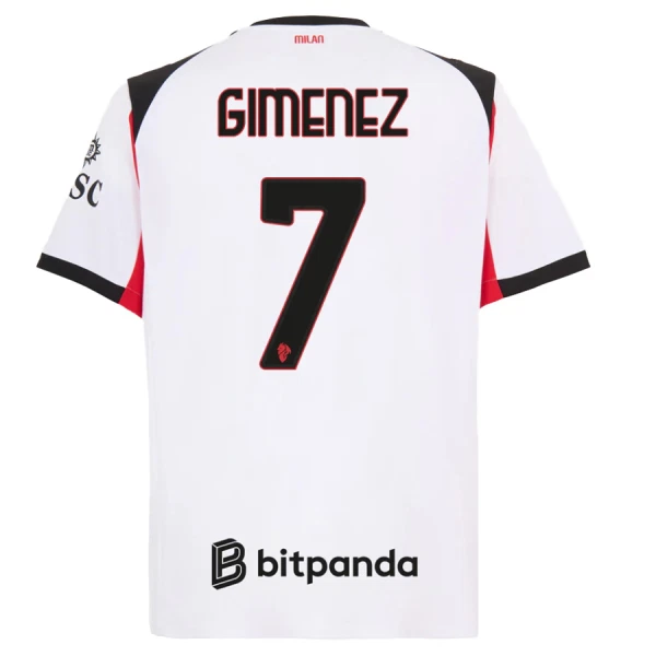 AC Milan Gimenez 7 Bortedrakt Herre 2025-26 AC Milan Gimenez 7 Bortedrakt Herre 2025-26