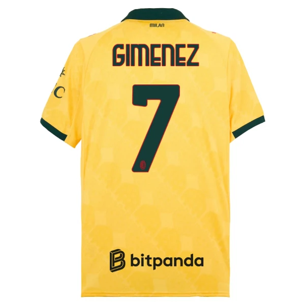 AC Milan Gimenez 7 Tredjedrakt Herre 2025-26 AC Milan Gimenez 7 Tredjedrakt Herre 2025-26