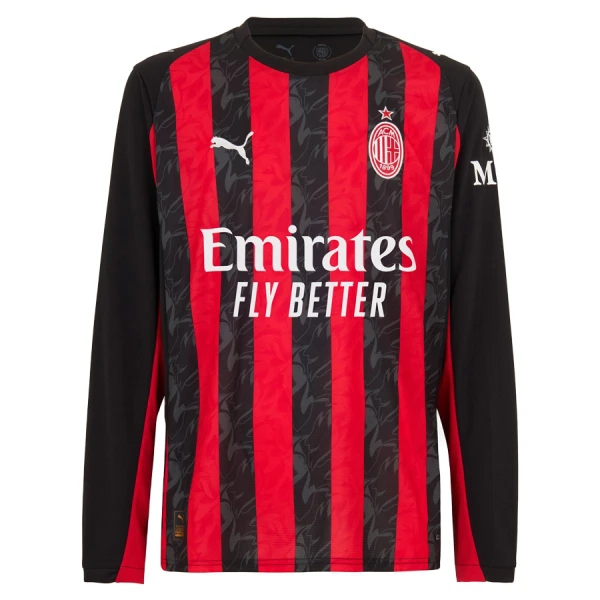 AC Milan Hjemmedrakt Herre 2025-26 Langermet AC Milan Hjemmedrakt Herre 2025-26 Langermet