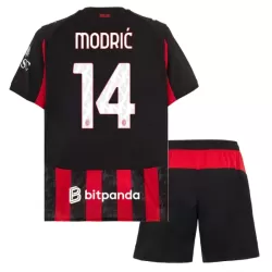 AC Milan Modrić 14 Hjemmedrakt Barn 2025-26 - med Bukse AC Milan Modrić 14 Hjemmedrakt Barn 2025-26 - med Bukse