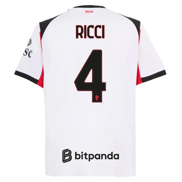 AC Milan Ricci 4 Bortedrakt Herre 2025-26 AC Milan Ricci 4 Bortedrakt Herre 2025-26