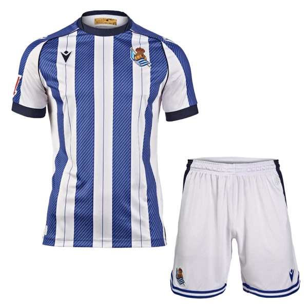 Real Sociedad Hjemmedrakt Barn 2025-26 - med Bukse Real Sociedad Hjemmedrakt Barn 2025-26 - med Bukse