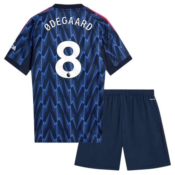 Arsenal Ødegaard 8 Bortedrakt Barn 2025-26 - med Bukse Arsenal Ødegaard 8 Bortedrakt Barn 2025-26 - med Bukse