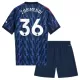 Arsenal Zubimendi 36 Bortedrakt Barn 2025-26 - med Bukse Arsenal Zubimendi 36 Bortedrakt Barn 2025-26 - med Bukse