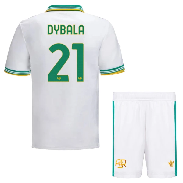 AS Roma Dybala 21 Tredjedrakt Barn 2025-26 - med Bukse AS Roma Dybala 21 Tredjedrakt Barn 2025-26 - med Bukse