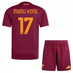 AS Roma Manu Kone 17 Hjemmedrakt Barn 2025-26 - med Bukse