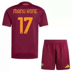 AS Roma Manu Kone 17 Hjemmedrakt Barn 2025-26 - med Bukse AS Roma Manu Kone 17 Hjemmedrakt Barn 2025-26 - med Bukse