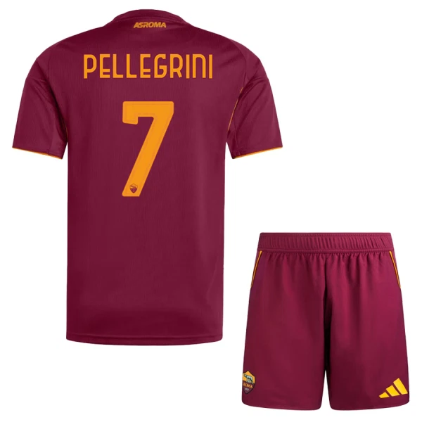 AS Roma Pellegrini 7 Hjemmedrakt Barn 2025-26 - med Bukse
