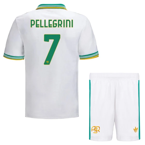 AS Roma Pellegrini 7 Tredjedrakt Barn 2025-26 - med Bukse AS Roma Pellegrini 7 Tredjedrakt Barn 2025-26 - med Bukse