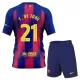 FC Barcelona Frenkie de Jong 21 Hjemmedrakt Barn 2025-26 - med Bukse FC Barcelona Frenkie de Jong 21 Hjemmedrakt Barn 2025-26 - med Bukse