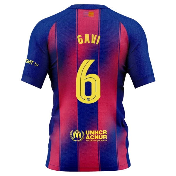 FC Barcelona Gavi 6 Hjemmedrakt Herre 2025-26 FC Barcelona Gavi 6 Hjemmedrakt Herre 2025-26