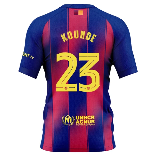 FC Barcelona Kounde 23 Hjemmedrakt Herre 2025-26 FC Barcelona Kounde 23 Hjemmedrakt Herre 2025-26
