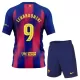 FC Barcelona Lewandowski 9 Hjemmedrakt Barn 2025-26 - med Bukse FC Barcelona Lewandowski 9 Hjemmedrakt Barn 2025-26 - med Bukse