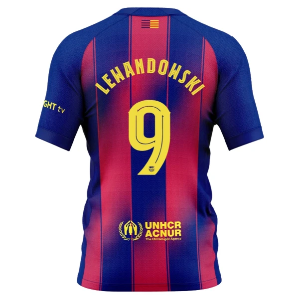 FC Barcelona Lewandowski 9 Hjemmedrakt Herre 2025-26 FC Barcelona Lewandowski 9 Hjemmedrakt Herre 2025-26