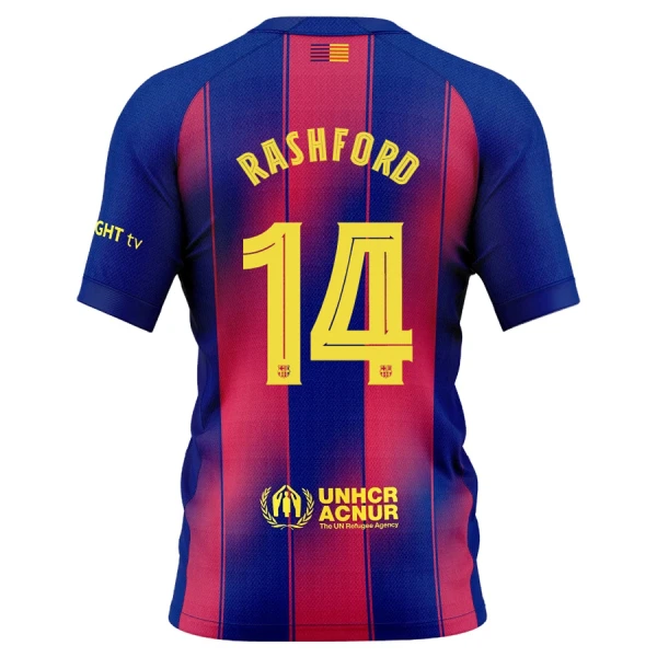 FC Barcelona Rashford 14 Tredjedrakt Barn 2025-26 - med Bukse