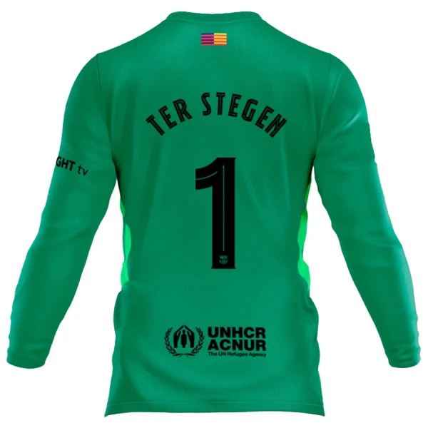 FC Barcelona Ter Stegen 1 Keeper Drakt Herre 2025-26 Langermet FC Barcelona Ter Stegen 1 Keeper Drakt Herre 2025-26 Langermet