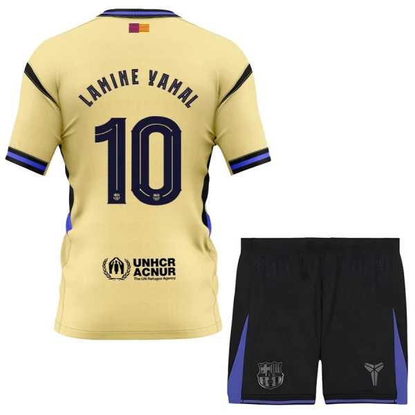 FC Barcelona x Kobe Bryant Lamine Yamal 10 Bortedrakt Barn 2025-26 - med Bukse FC Barcelona x Kobe Bryant Lamine Yamal 10 Bortedrakt Barn 2025-26 - med Bukse