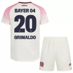 Bayer Leverkusen Alejandro Grimaldo 20 Bortedrakt Barn 2025-26 - med Bukse