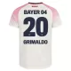 Bayer Leverkusen Alejandro Grimaldo 20 Bortedrakt Herre 2025-26 Bayer Leverkusen Alejandro Grimaldo 20 Bortedrakt Herre 2025-26