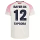 Bayer Leverkusen Edmond Tapsoba 12 Bortedrakt Herre 2025-26 Bayer Leverkusen Edmond Tapsoba 12 Bortedrakt Herre 2025-26