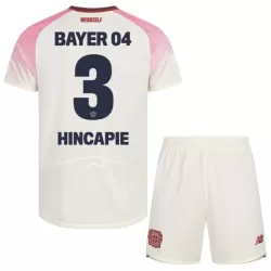 Bayer Leverkusen Piero Hincapie 3 Bortedrakt Barn 2025-26 - med Bukse Bayer Leverkusen Piero Hincapie 3 Bortedrakt Barn 2025-26 - med Bukse