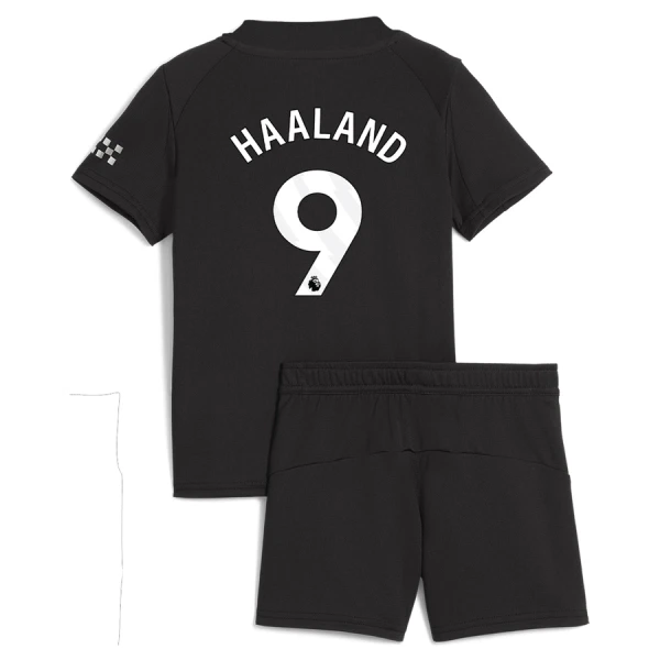 Manchester City Haaland 9 Bortedrakt Barn 2025-26 - med Bukse Manchester City Haaland 9 Bortedrakt Barn 2025-26 - med Bukse