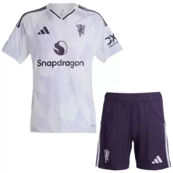 Manchester United Bortedrakt Barn 2025-26 - med Bukse Manchester United Bortedrakt Barn 2025-26 - med Bukse