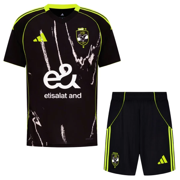 Al Ahly Bortedrakt Barn 2025-26 - med Bukse Al Ahly Bortedrakt Barn 2025-26 - med Bukse