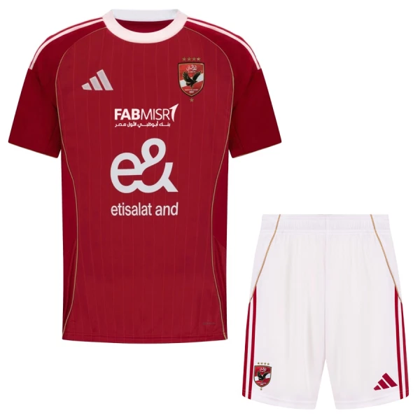 Al Ahly Hjemmedrakt Barn 2025-26 - med Bukse