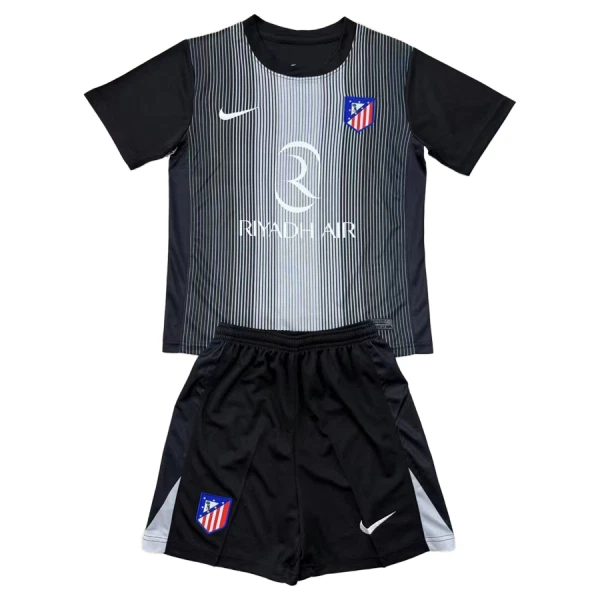 Atlético Madrid Keeper Drakt Barn 2025-26 Svart