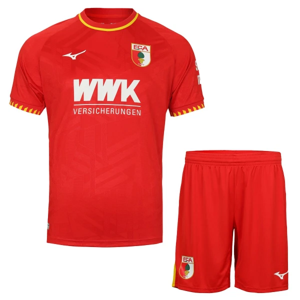 FC Augsburg Bortedrakt Barn 2025-26 - med Bukse FC Augsburg Bortedrakt Barn 2025-26 - med Bukse